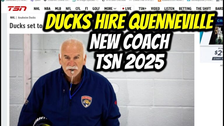TSN Ducks Hire Quenneville Head Coach May 8, 2025